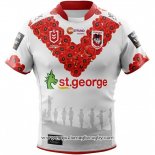 Maglia St George Illawarra Dragons Rugby 2019 Commemorativo