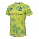 Maglia Fiji Rugby 2024 Allenamento Verde